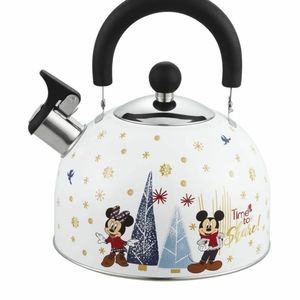 COPY - Disney Mickey And Minnie Christmas Stainless Steel Whistling Tea Kettle …